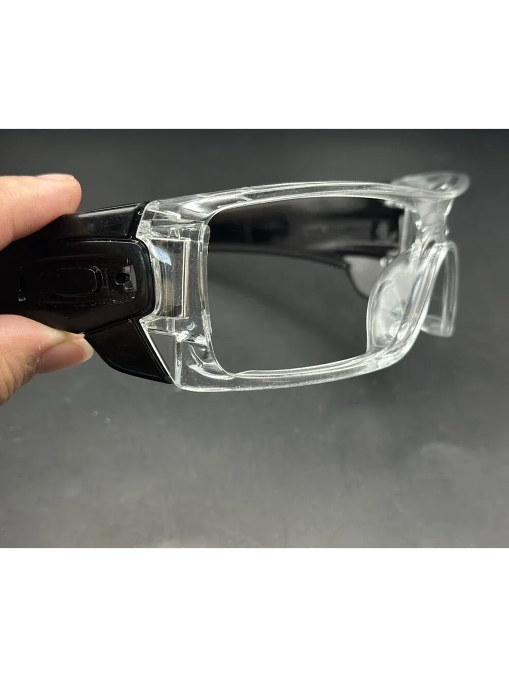 Oakley Batwolf Polished Clear/Black Frame